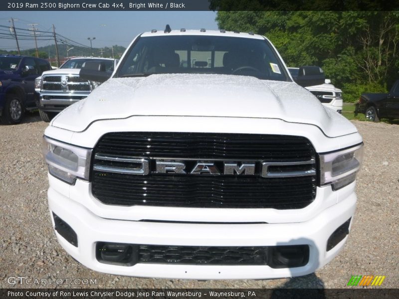 Bright White / Black 2019 Ram 2500 Bighorn Crew Cab 4x4
