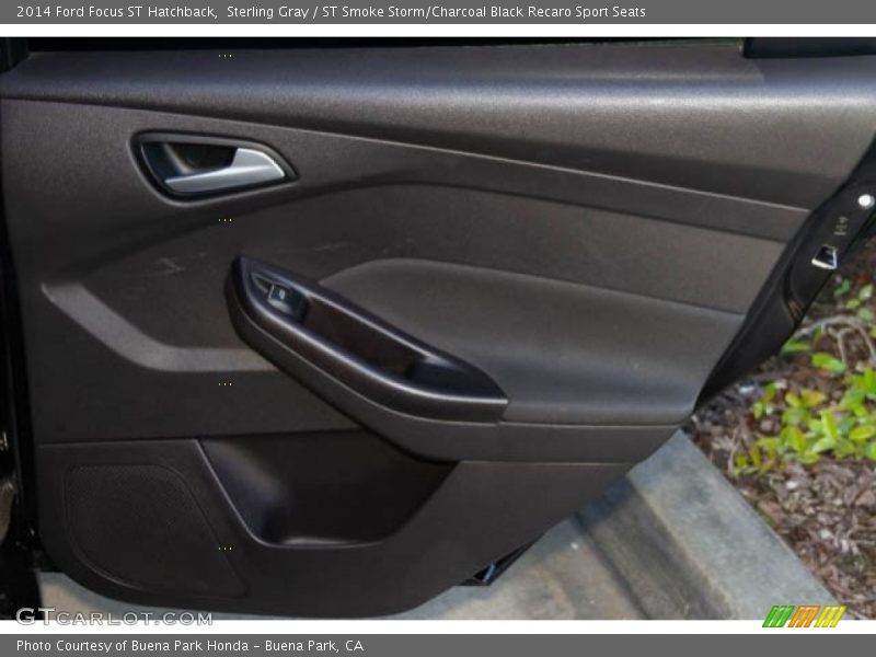 Sterling Gray / ST Smoke Storm/Charcoal Black Recaro Sport Seats 2014 Ford Focus ST Hatchback