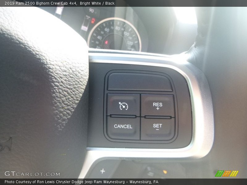 Bright White / Black 2019 Ram 2500 Bighorn Crew Cab 4x4