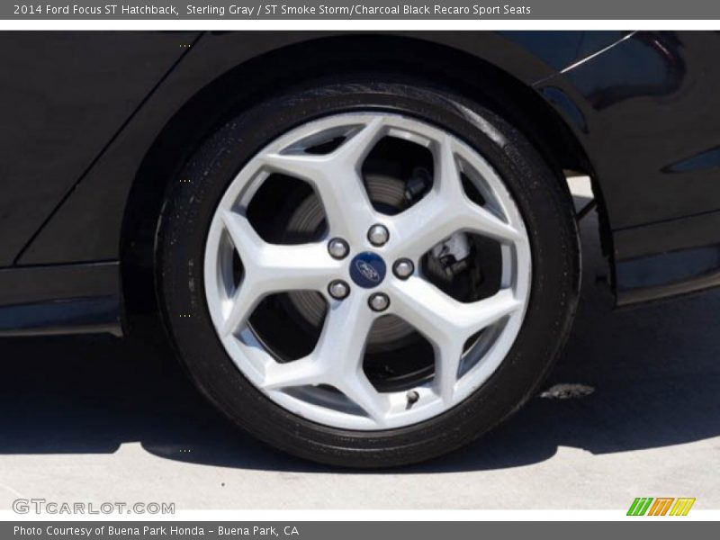 Sterling Gray / ST Smoke Storm/Charcoal Black Recaro Sport Seats 2014 Ford Focus ST Hatchback