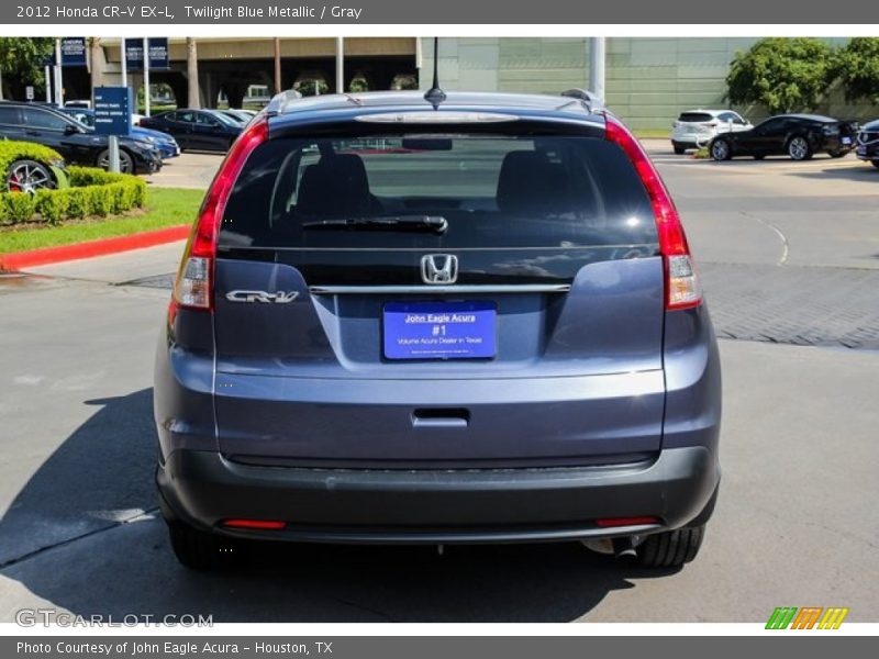 Twilight Blue Metallic / Gray 2012 Honda CR-V EX-L