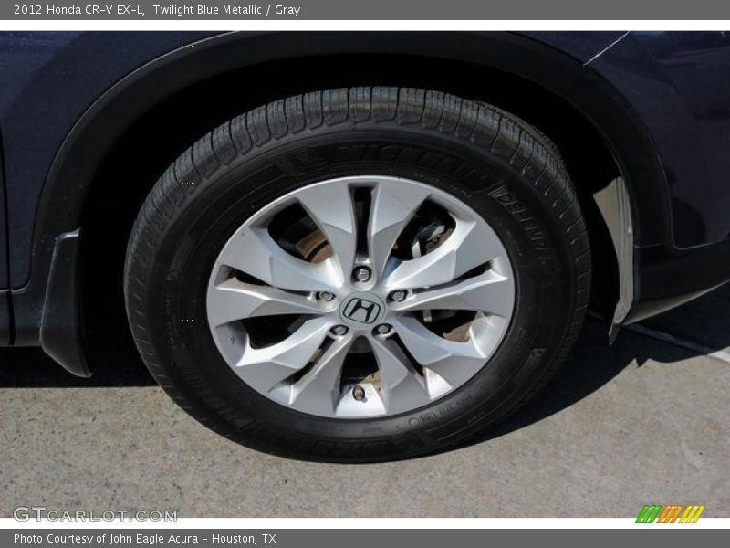 Twilight Blue Metallic / Gray 2012 Honda CR-V EX-L