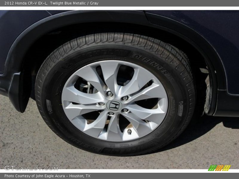 Twilight Blue Metallic / Gray 2012 Honda CR-V EX-L