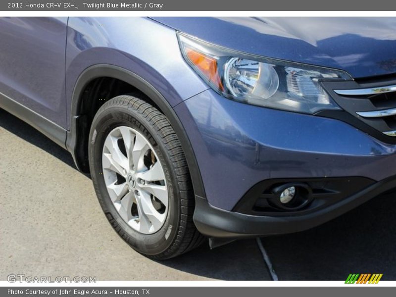 Twilight Blue Metallic / Gray 2012 Honda CR-V EX-L