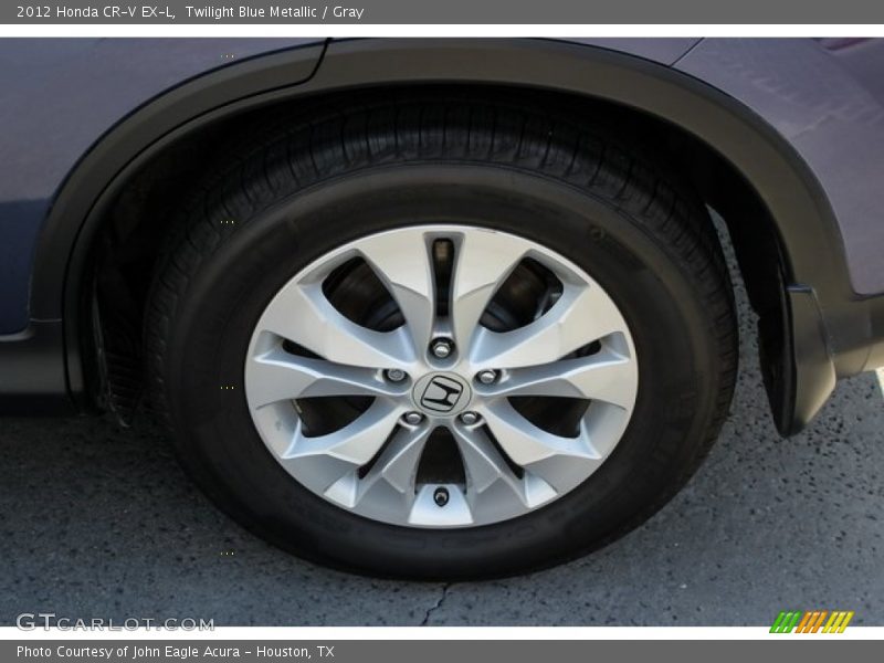 Twilight Blue Metallic / Gray 2012 Honda CR-V EX-L