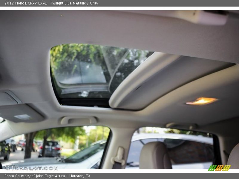 Twilight Blue Metallic / Gray 2012 Honda CR-V EX-L