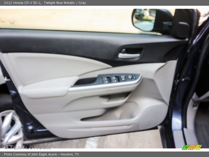 Twilight Blue Metallic / Gray 2012 Honda CR-V EX-L