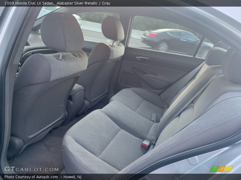 Alabaster Silver Metallic / Gray 2009 Honda Civic LX Sedan