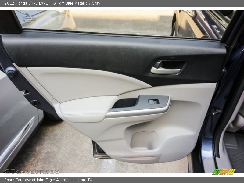 Twilight Blue Metallic / Gray 2012 Honda CR-V EX-L