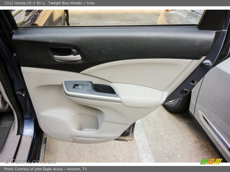 Twilight Blue Metallic / Gray 2012 Honda CR-V EX-L