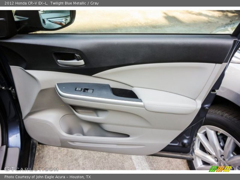 Twilight Blue Metallic / Gray 2012 Honda CR-V EX-L