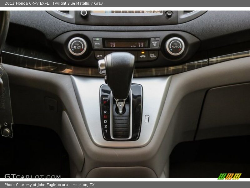 Twilight Blue Metallic / Gray 2012 Honda CR-V EX-L