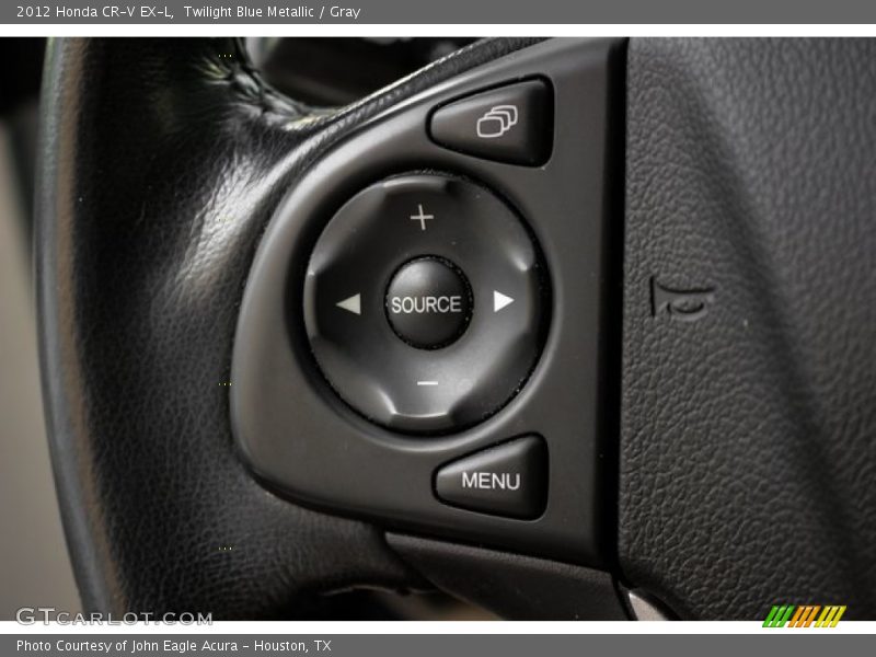 Twilight Blue Metallic / Gray 2012 Honda CR-V EX-L