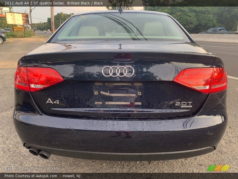 Brilliant Black / Black 2011 Audi A4 2.0T quattro Sedan