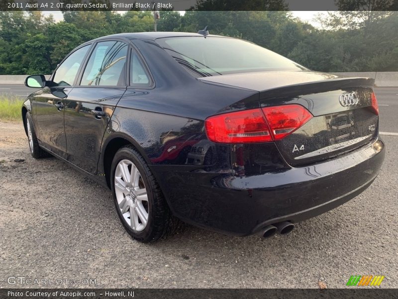Brilliant Black / Black 2011 Audi A4 2.0T quattro Sedan