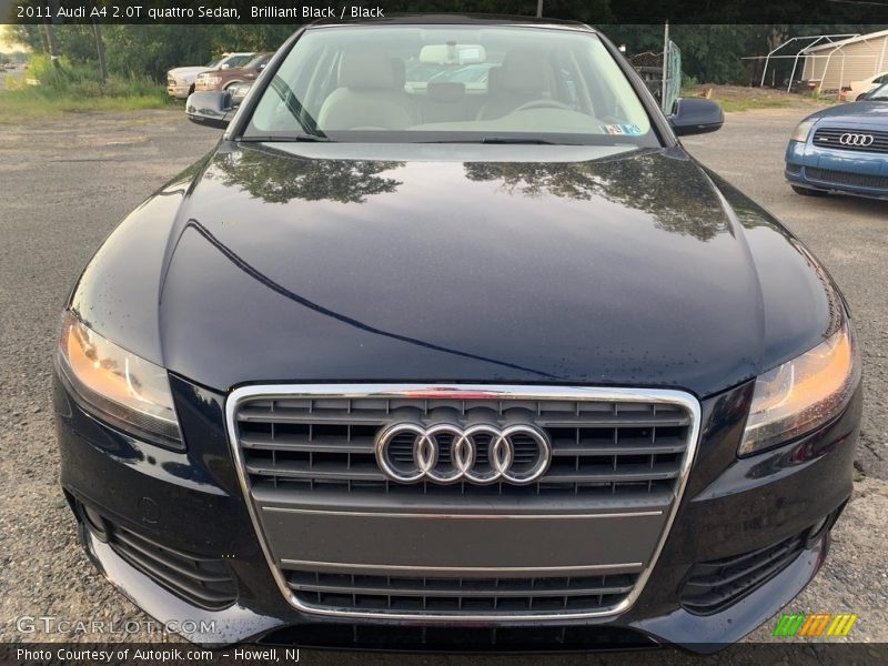 Brilliant Black / Black 2011 Audi A4 2.0T quattro Sedan