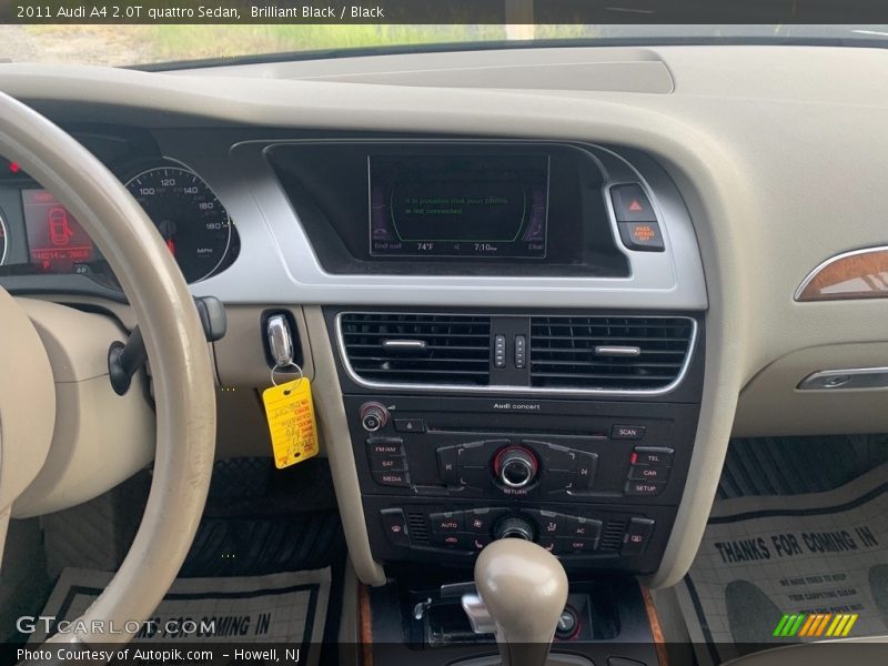 Brilliant Black / Black 2011 Audi A4 2.0T quattro Sedan