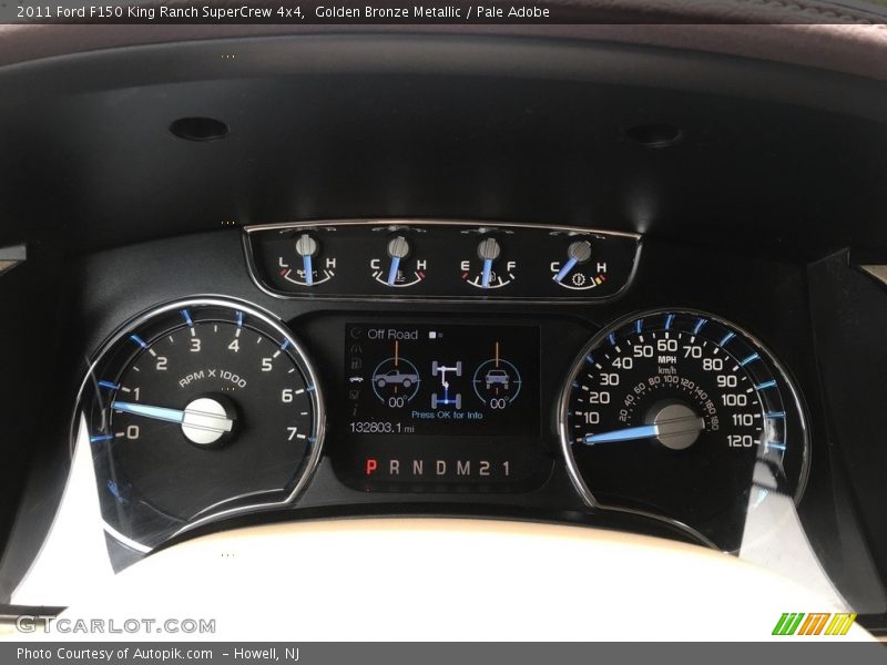 Golden Bronze Metallic / Pale Adobe 2011 Ford F150 King Ranch SuperCrew 4x4
