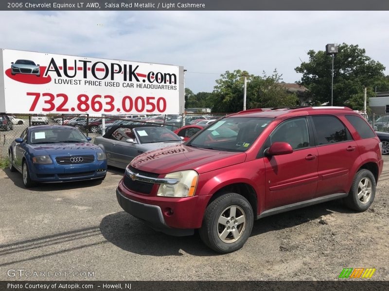 Salsa Red Metallic / Light Cashmere 2006 Chevrolet Equinox LT AWD