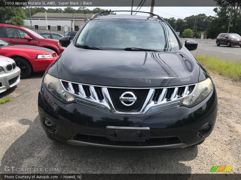 Super Black / Black 2009 Nissan Murano SL AWD