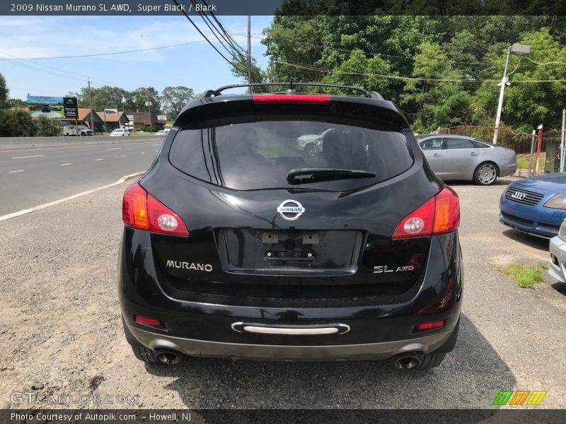 Super Black / Black 2009 Nissan Murano SL AWD