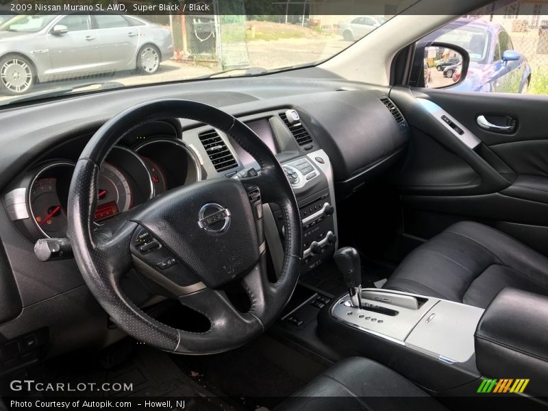 Super Black / Black 2009 Nissan Murano SL AWD