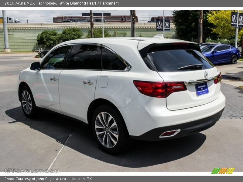 White Diamond Pearl / Parchment 2016 Acura MDX Technology