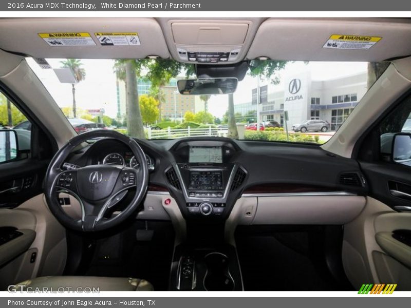 White Diamond Pearl / Parchment 2016 Acura MDX Technology