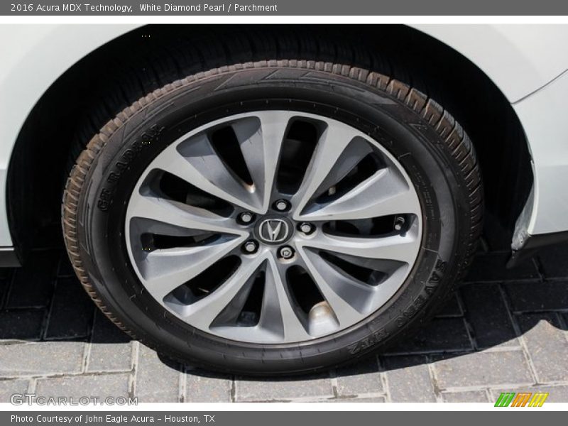 White Diamond Pearl / Parchment 2016 Acura MDX Technology