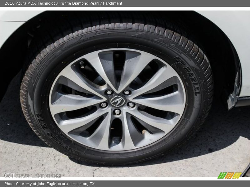 White Diamond Pearl / Parchment 2016 Acura MDX Technology