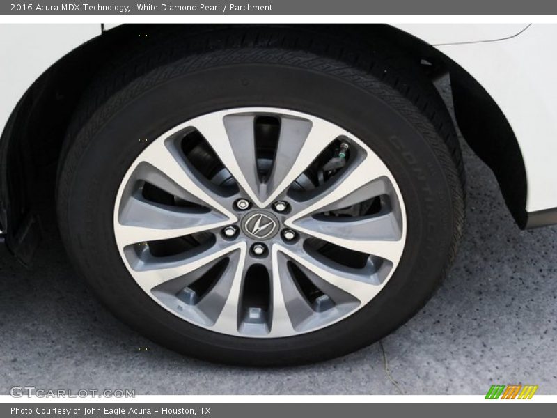 White Diamond Pearl / Parchment 2016 Acura MDX Technology