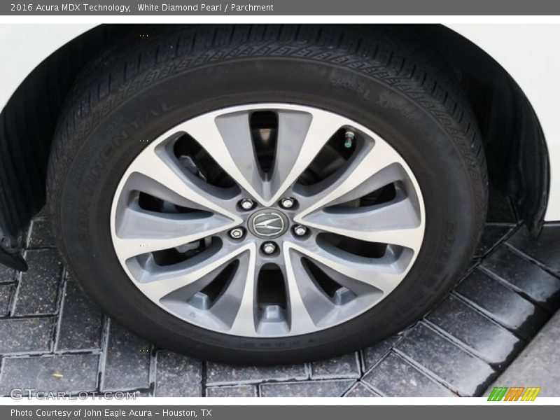 White Diamond Pearl / Parchment 2016 Acura MDX Technology