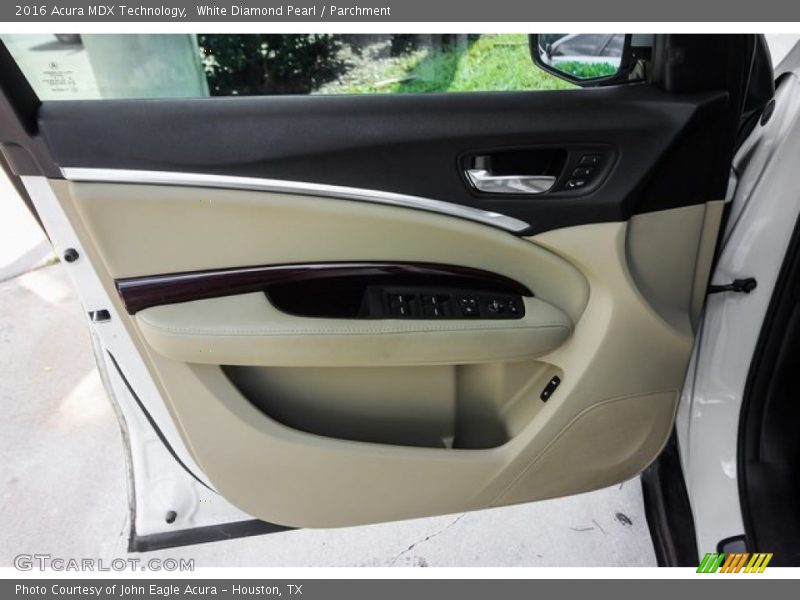 White Diamond Pearl / Parchment 2016 Acura MDX Technology