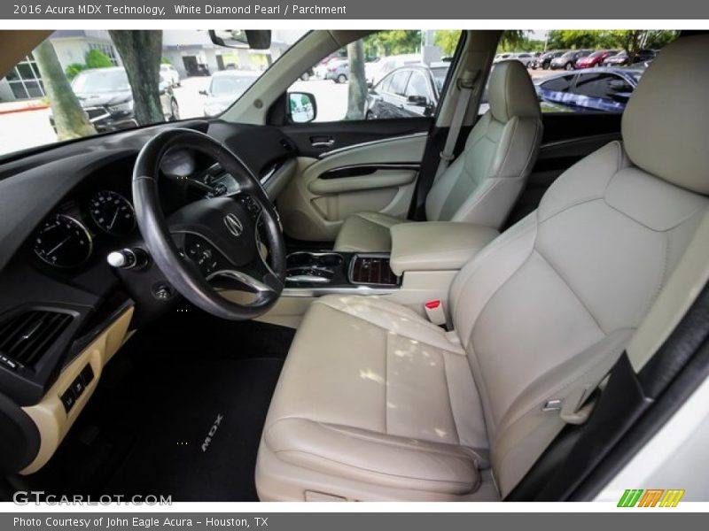 White Diamond Pearl / Parchment 2016 Acura MDX Technology