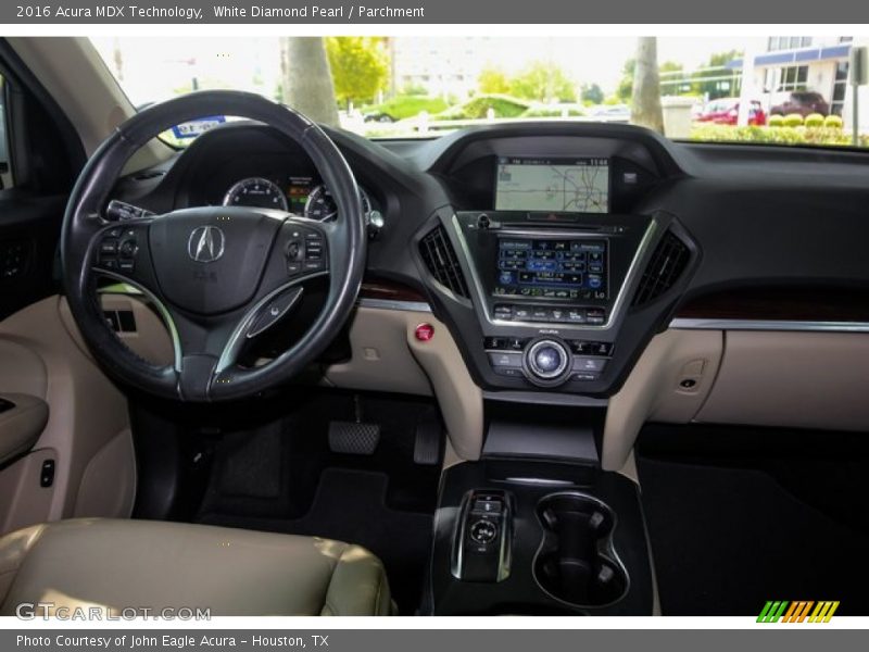 White Diamond Pearl / Parchment 2016 Acura MDX Technology