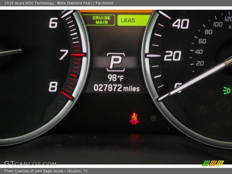 White Diamond Pearl / Parchment 2016 Acura MDX Technology