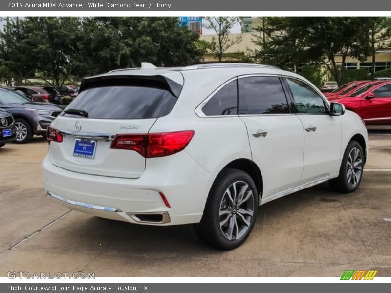 White Diamond Pearl / Ebony 2019 Acura MDX Advance