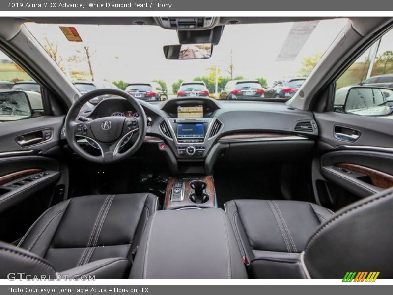 White Diamond Pearl / Ebony 2019 Acura MDX Advance