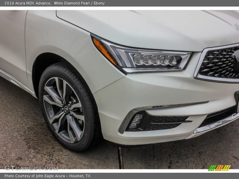 White Diamond Pearl / Ebony 2019 Acura MDX Advance