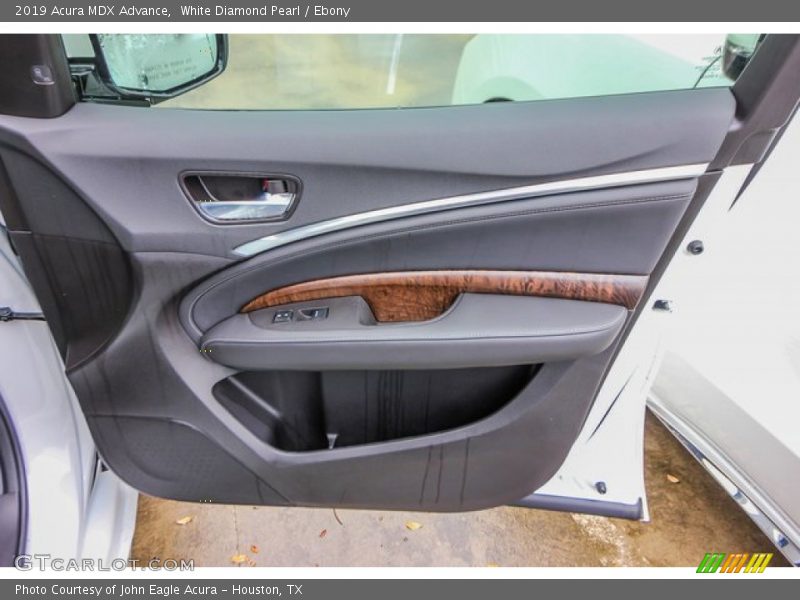 White Diamond Pearl / Ebony 2019 Acura MDX Advance