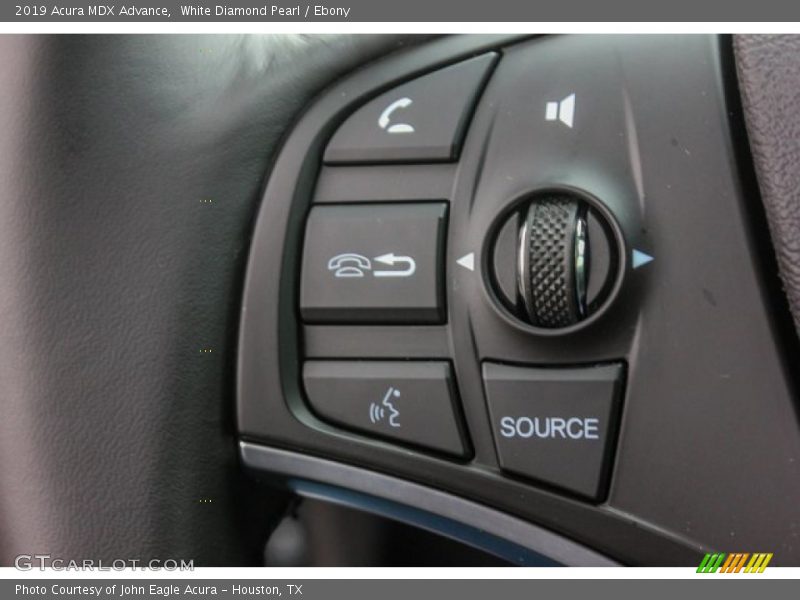 White Diamond Pearl / Ebony 2019 Acura MDX Advance