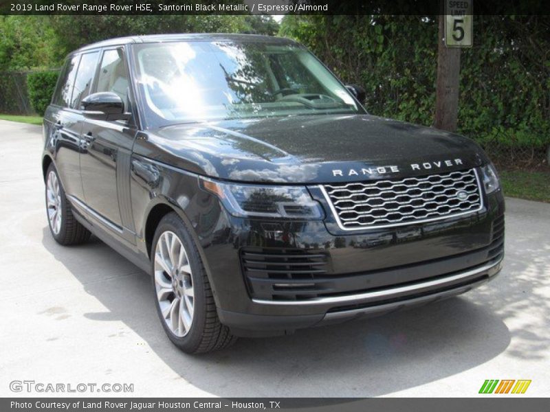 Santorini Black Metallic / Espresso/Almond 2019 Land Rover Range Rover HSE