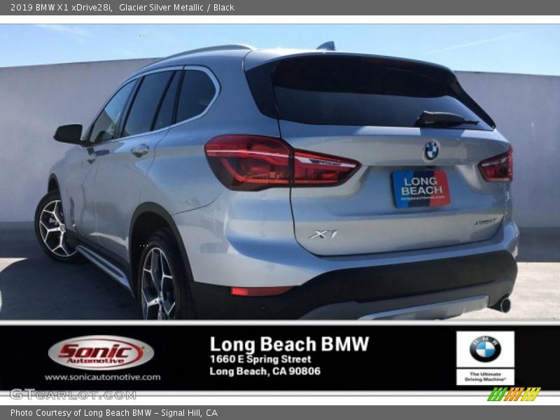 Glacier Silver Metallic / Black 2019 BMW X1 xDrive28i