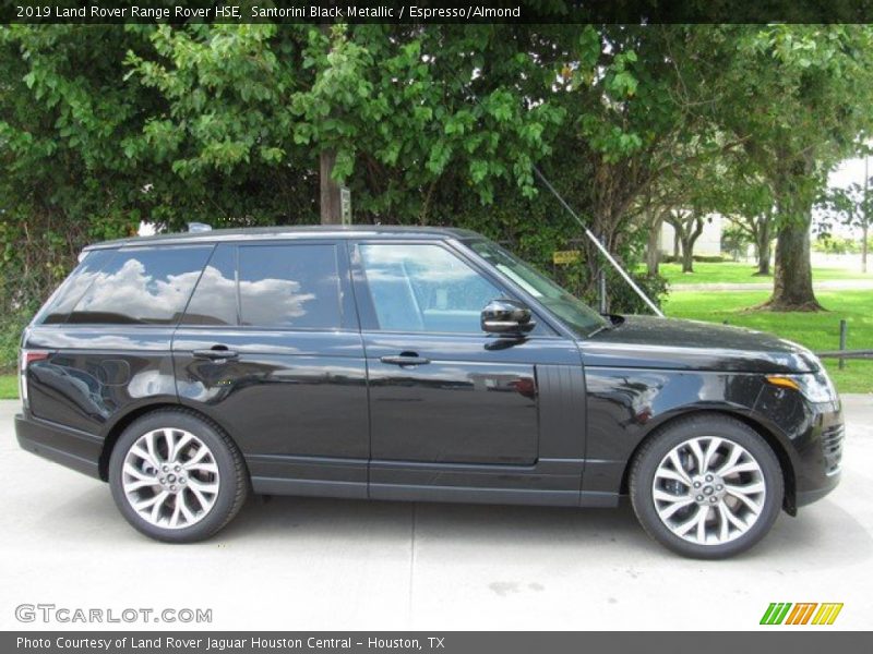 Santorini Black Metallic / Espresso/Almond 2019 Land Rover Range Rover HSE
