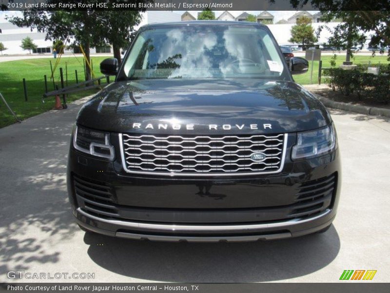 Santorini Black Metallic / Espresso/Almond 2019 Land Rover Range Rover HSE