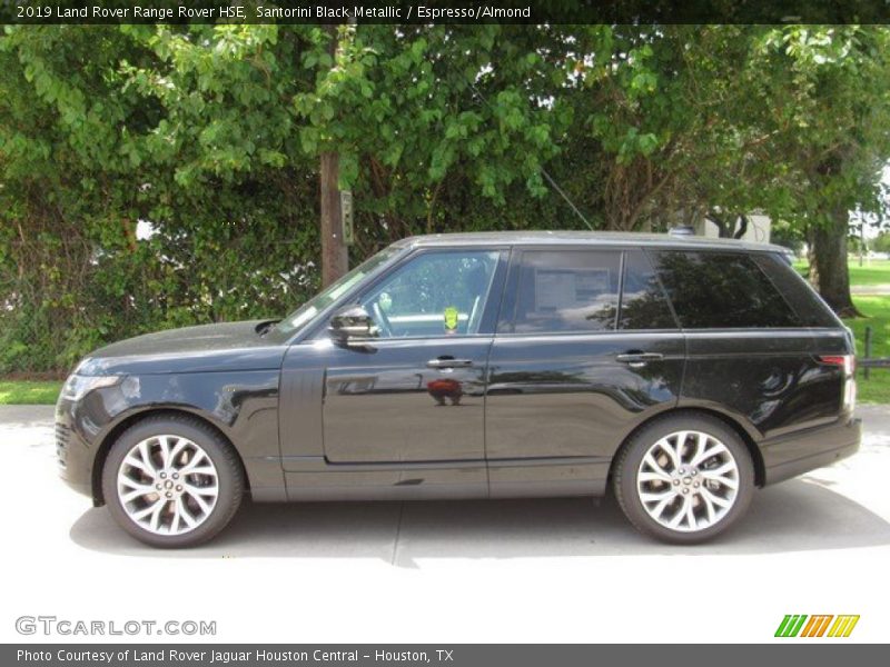 Santorini Black Metallic / Espresso/Almond 2019 Land Rover Range Rover HSE