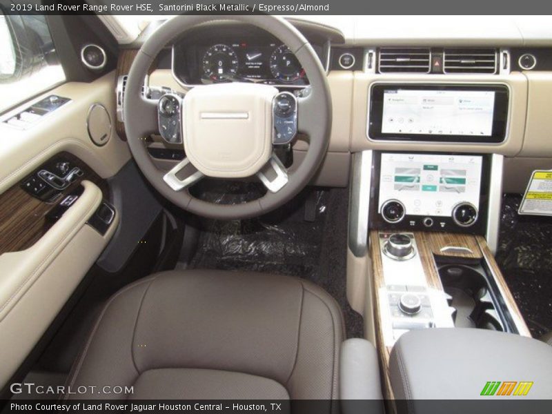 Santorini Black Metallic / Espresso/Almond 2019 Land Rover Range Rover HSE
