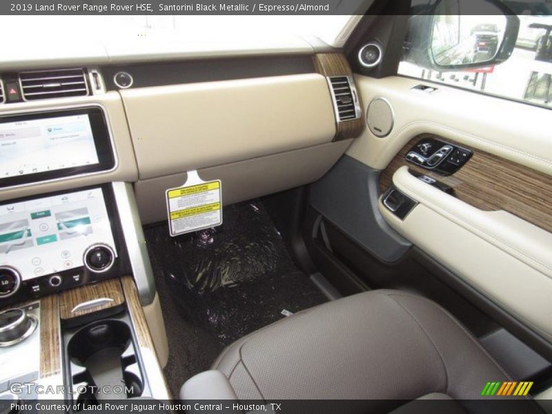 Santorini Black Metallic / Espresso/Almond 2019 Land Rover Range Rover HSE