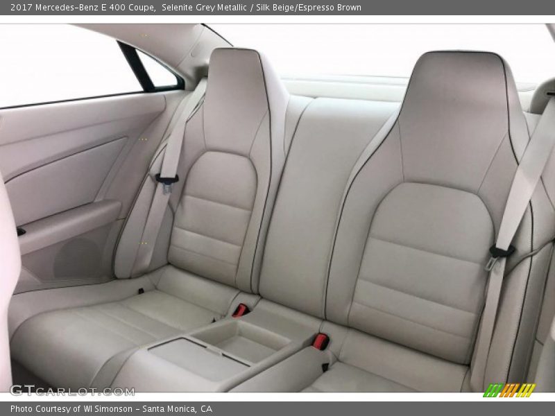 Selenite Grey Metallic / Silk Beige/Espresso Brown 2017 Mercedes-Benz E 400 Coupe