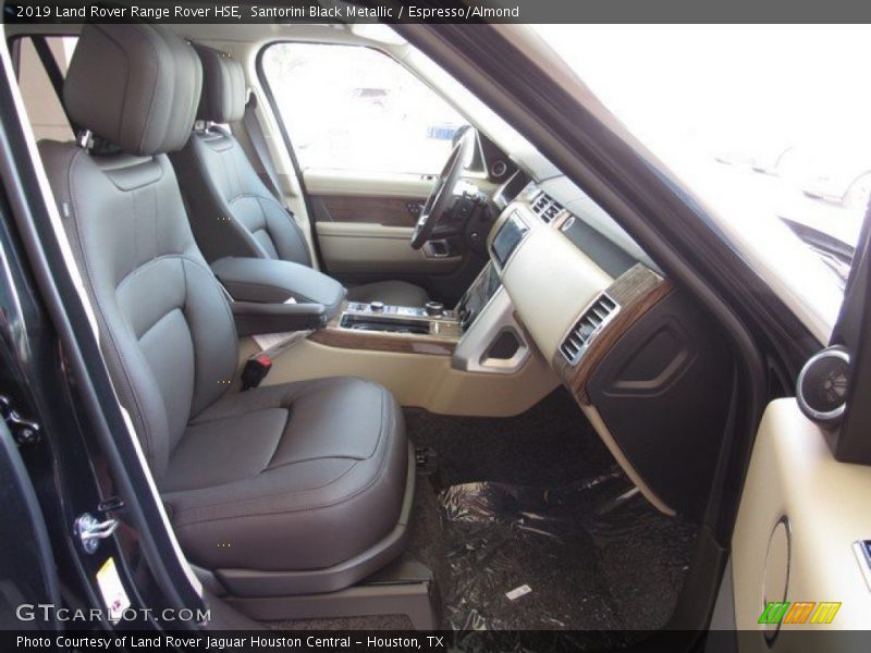 Santorini Black Metallic / Espresso/Almond 2019 Land Rover Range Rover HSE